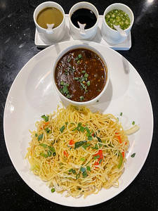 Veg Manchurian Veg Hakka Noodles Combo