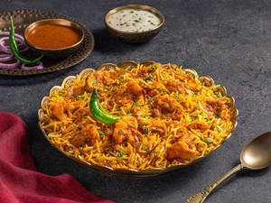 Hyderabadi Mushroom Biryani