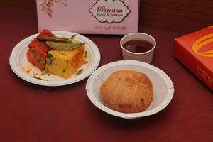 Pyaz Kachori + Bengali Sweets