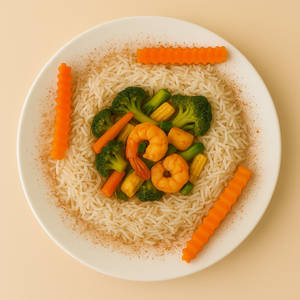 Prawns Peri Peri Rice Bowl