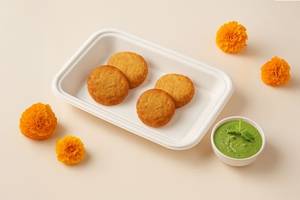 Vrat Aloo Pattice (4 Pcs) & Green Chutney