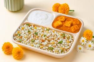 Sabudana Khichdi & Paneer Makhani Vrat Thali