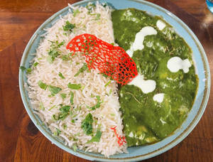 Cafreal Chicken With Rice.