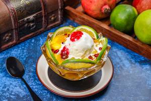Fruit Salad With Ice Cream