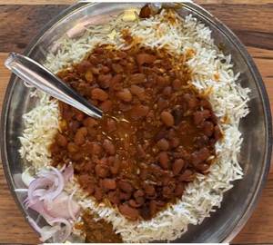 Rajma rice with Desi Ghee
