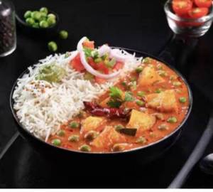 Aloo matar rice Bowl
