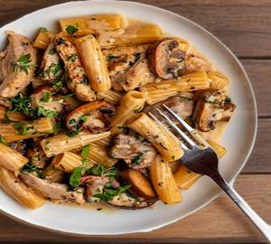 Mushroom cheese pasta