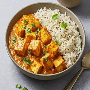 Middle Eastern Paneer With Rice.