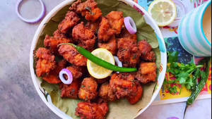 Boneless chicken pakoda