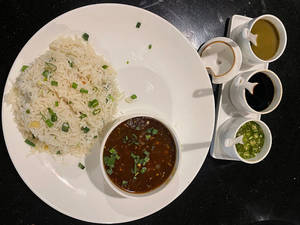 Veg Manchurian Gravy Veg Fried Rice Combo