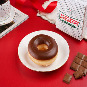 Chocolate Iced Glazed Doughnut
