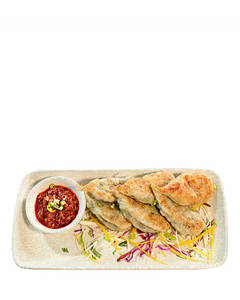 Mushroom Gyoza Panfried Dumpling