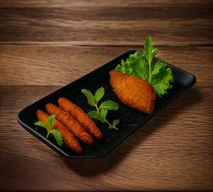 Fish fingers  and  fish fry