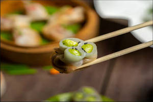 Edamame & Truffle Dumpling