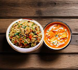Veg Fried Rice & Butter Paneer