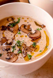 Basil Cream Of Mushroom Soup