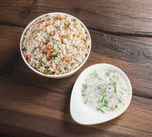 Vegetable fried rice [serves 1]