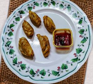 Mushroom Fried Momos [5 Pieces]