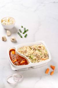 Mus Fried Rice -Manchurian Gravy Combo