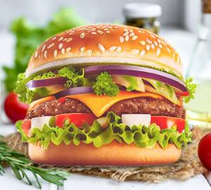 Jumbo chicken burger