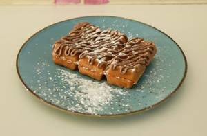 Belgian Chocolate Waffle Pops