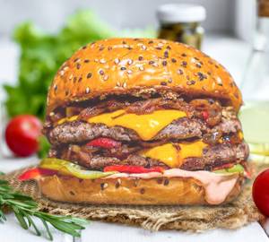 Xxx cheese beef burger