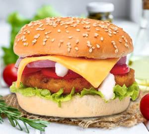 Veg cheese burger [regular]