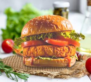 Mixed chicken burger