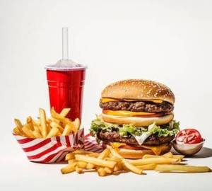 Xxx beef burger meal