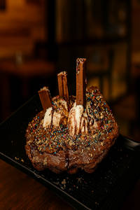 Belgian Milk Chocobomb Bubble Waffle