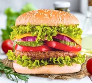 Veg jumbo burger