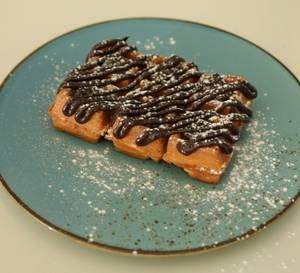 Dark Chocolate Waffle Pops