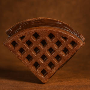 Dark Choco Lava Waffle Sandwich