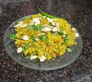 Peanut poha