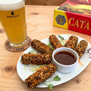 Sesame Fried Cottage Cheese