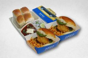 Og Vada Pav With Chura (2 Pcs) + Butter Pav Bhaji