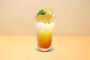 Mango Popping Bubble Tea
