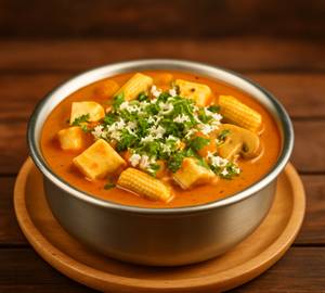 Mushroom Paneer Babycorn Masala
