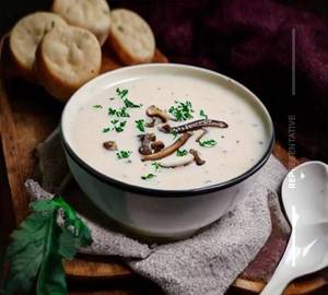 Non Veg Cream Of Mushroom Soup