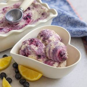 Blueberry Swirl Ice Cream