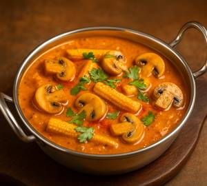 Mushroom Babycorn Masala