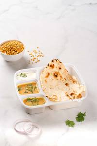 Plain Naan - Dhal Fry Combo