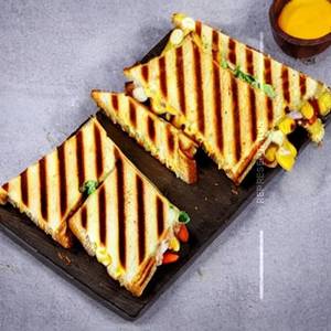 Corn Cheese Grilled Sandwich