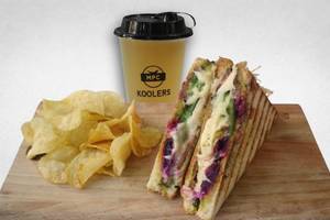 Veg Cheese Grilled Sandwich + Masala Shikanji Kooler