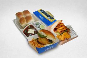Og Vada Pav With Chura + Bhajiya Pav + Butter Pav Bhaji