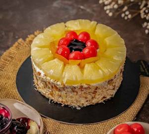Eggless Mixed Fruit Cake
