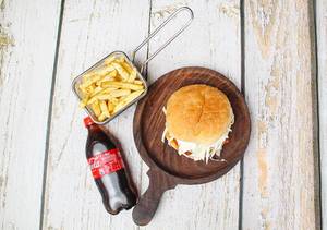 Makhani Paneer Burger Meal