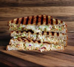 Veg grilled masala cheese sandwich