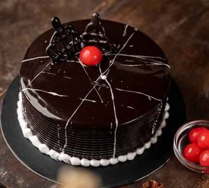 Eggless Choco Double Delight Cake