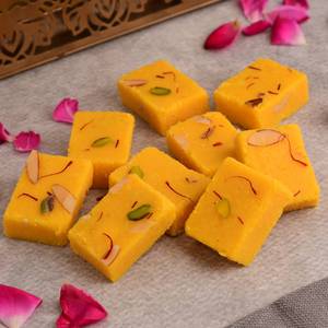 Khoya Kesar Burfi